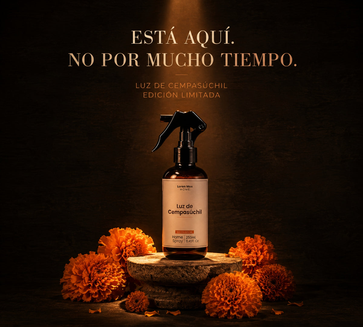 Aromatizante Luz de Cempasúchil Otoño 250ml Loren Mos Home