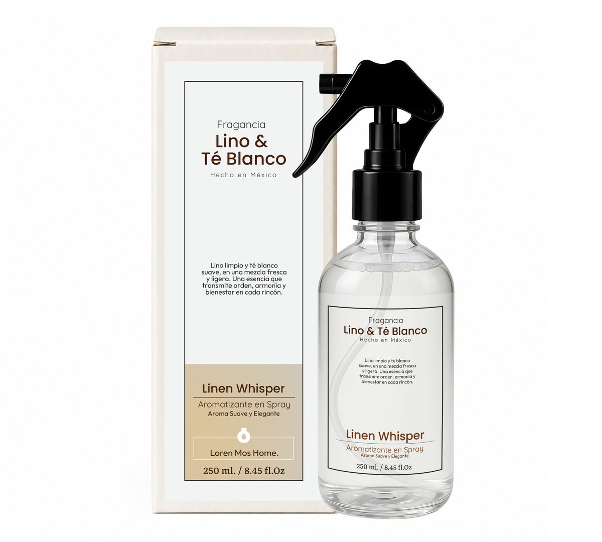 Aromatizante de Hogar en Spray: Lino & Té Blanco