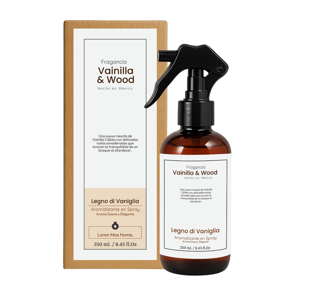 Aromatizante de Hogar en Spray: Vainilla & Wood
