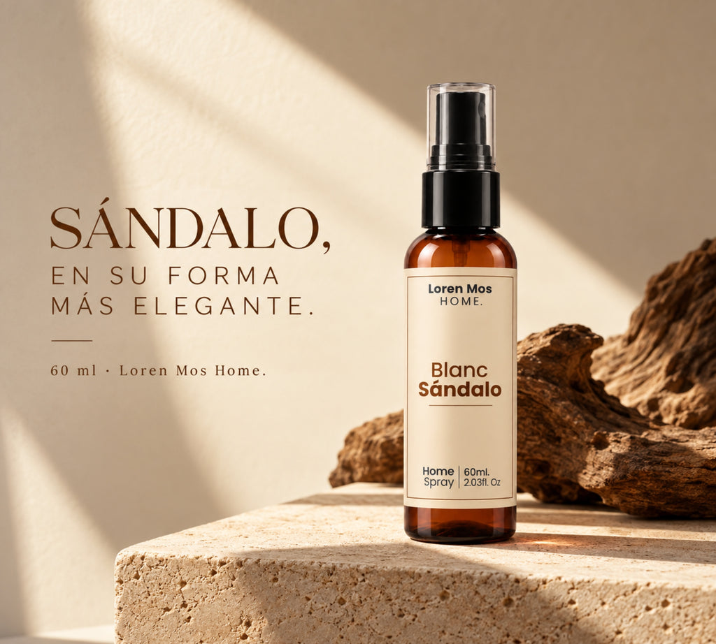 Aromatizante Ambiental 60ml Blanc Sándalo Loren Mos Home