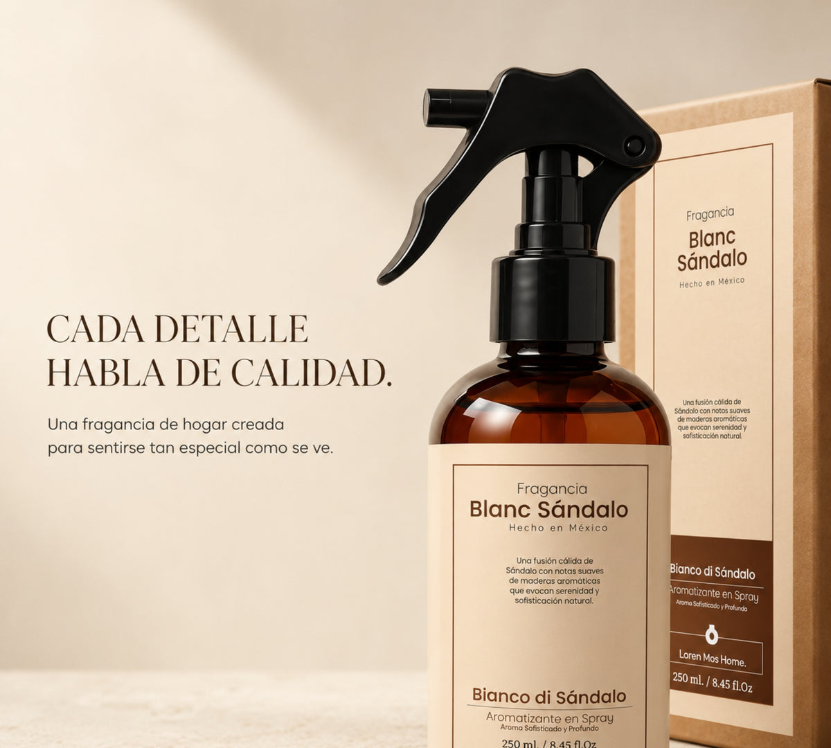 Aromatizante de Hogar en Spray: Blanc Sándalo