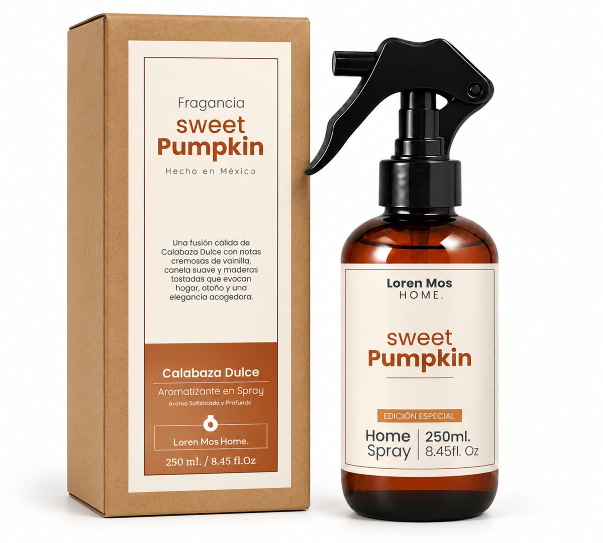 Aromatizante para Casa Sweet Pumpkin Edición Otoño 250 ml Loren Mos Home.