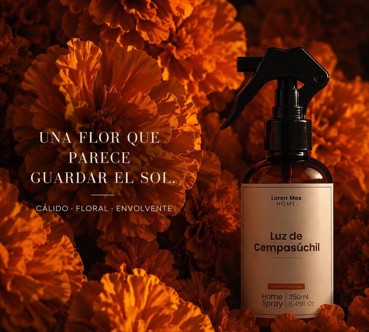 Aromatizante Luz de Cempasúchil Otoño 250ml Loren Mos Home