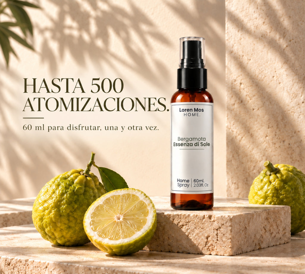 Aromatizante Bergamota Essenza Di Sole 60ml Loren Mos Home