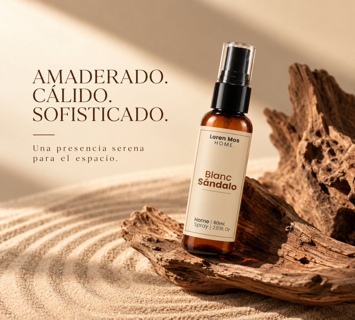 Aromatizante Ambiental 60ml Blanc Sándalo Loren Mos Home