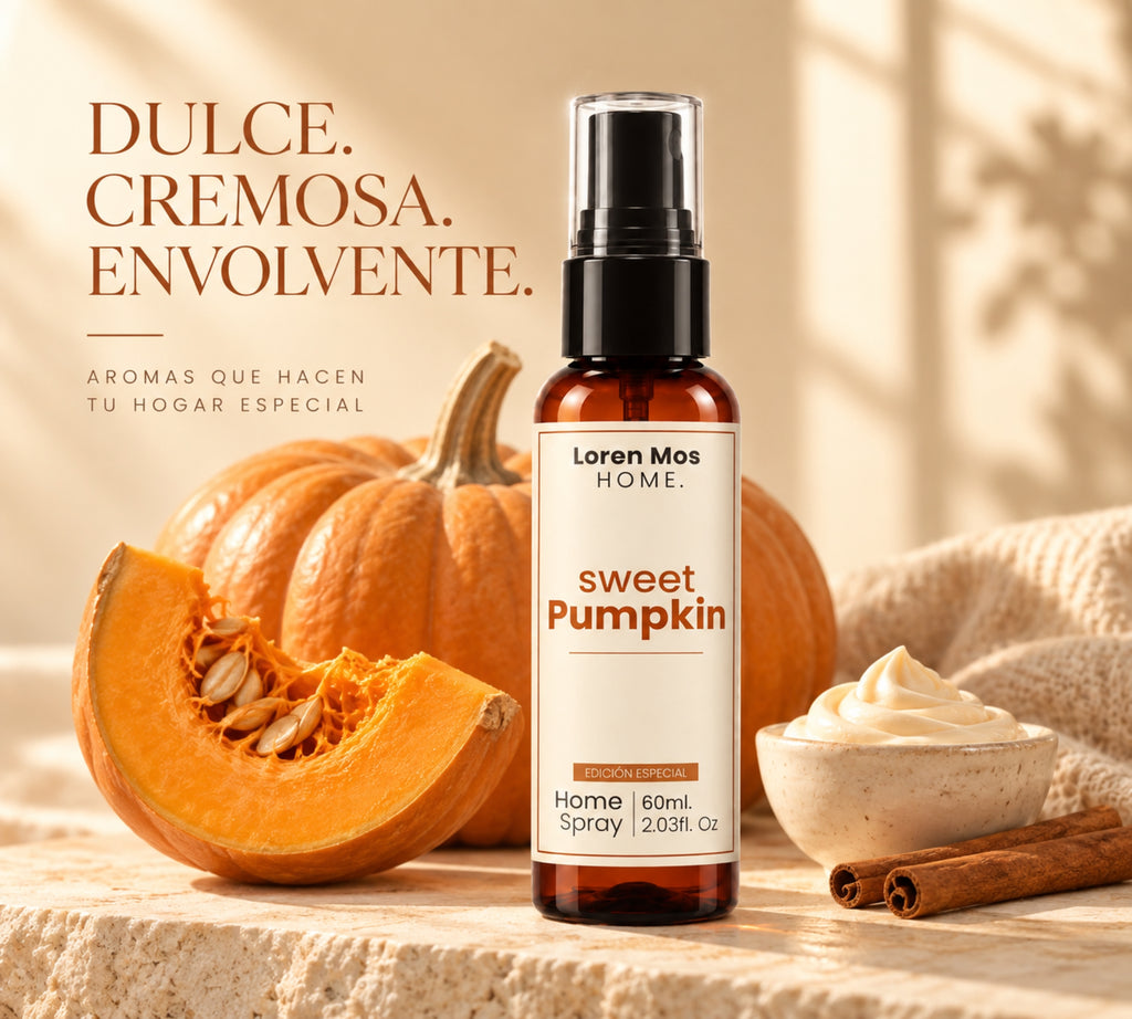Kit Aromatizante Sweet Pumpkin + Sándalo 60ml Loren Mos Home