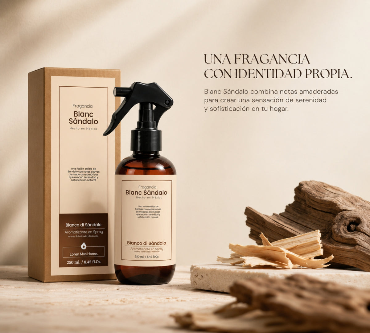 Aromatizante de Hogar en Spray: Blanc Sándalo
