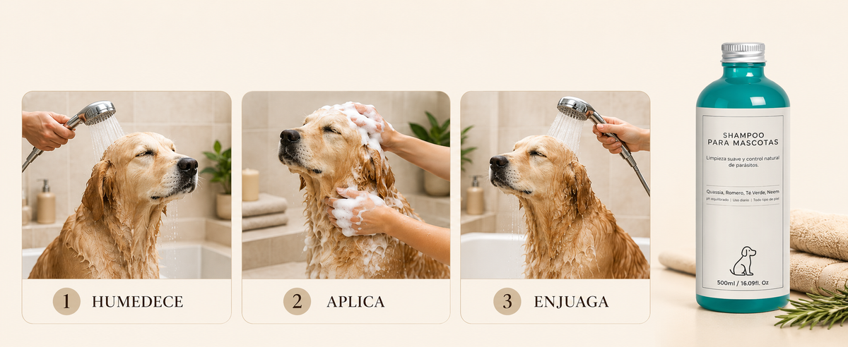 Shampoo para mascotas 500ml