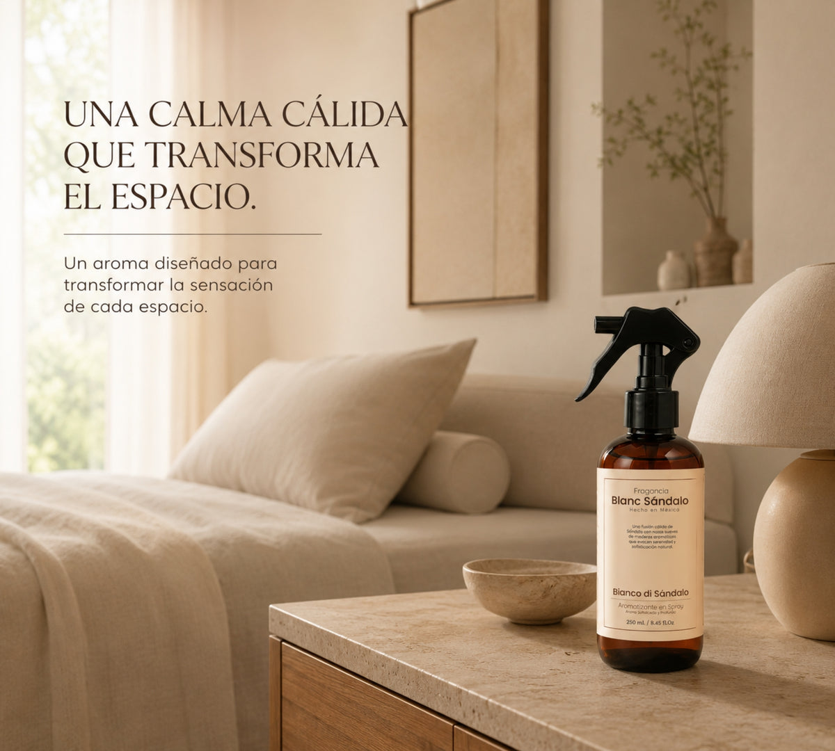 Aromatizante de Hogar en Spray: Blanc Sándalo
