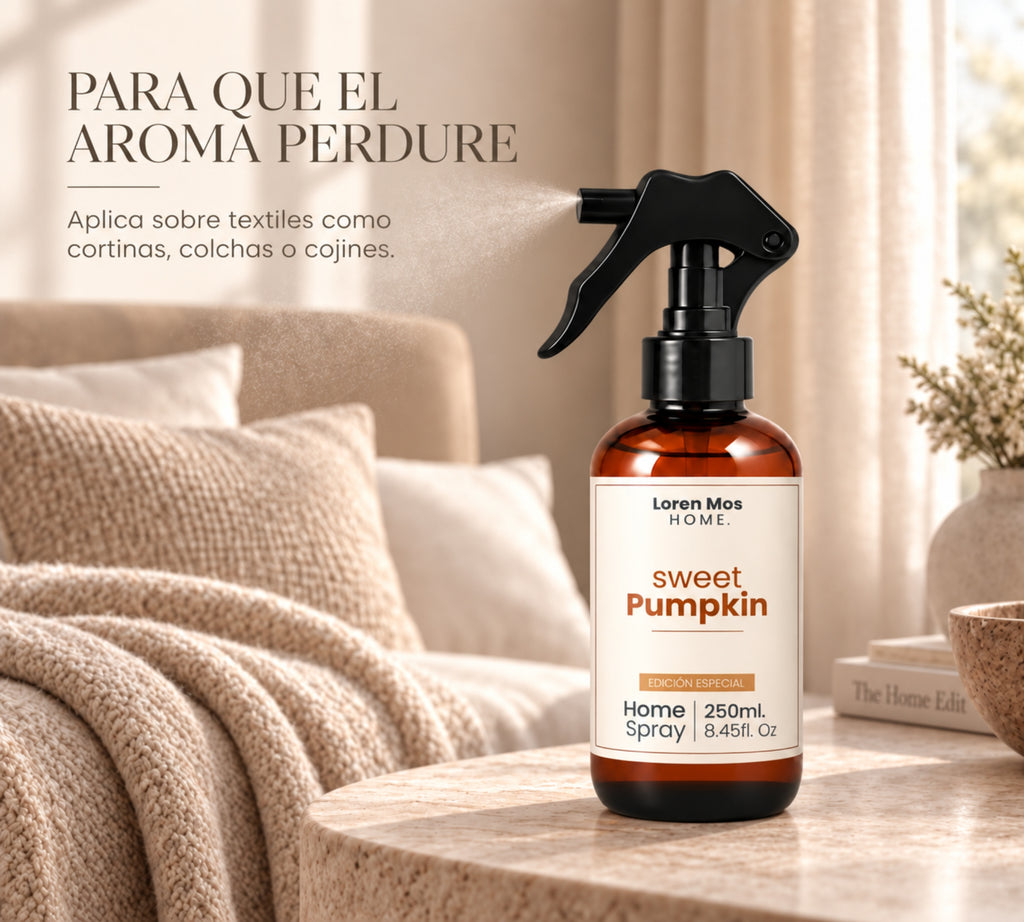 Aromatizante para Casa Sweet Pumpkin Edición Otoño 250 ml Loren Mos Home.