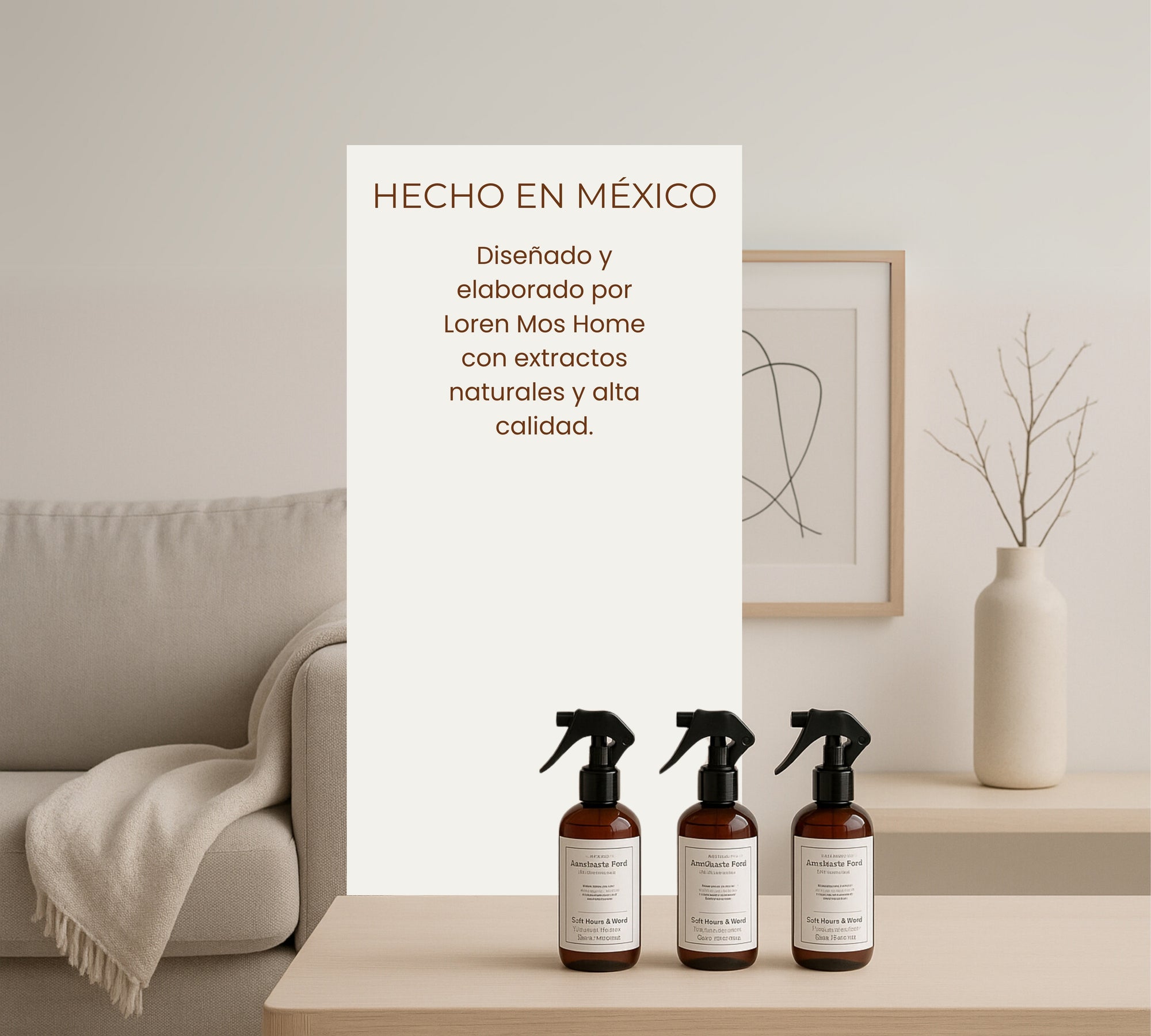 Aromatizante de Hogar en Spray: Amaderado Floral Soft Flowers & Wood 250ml.