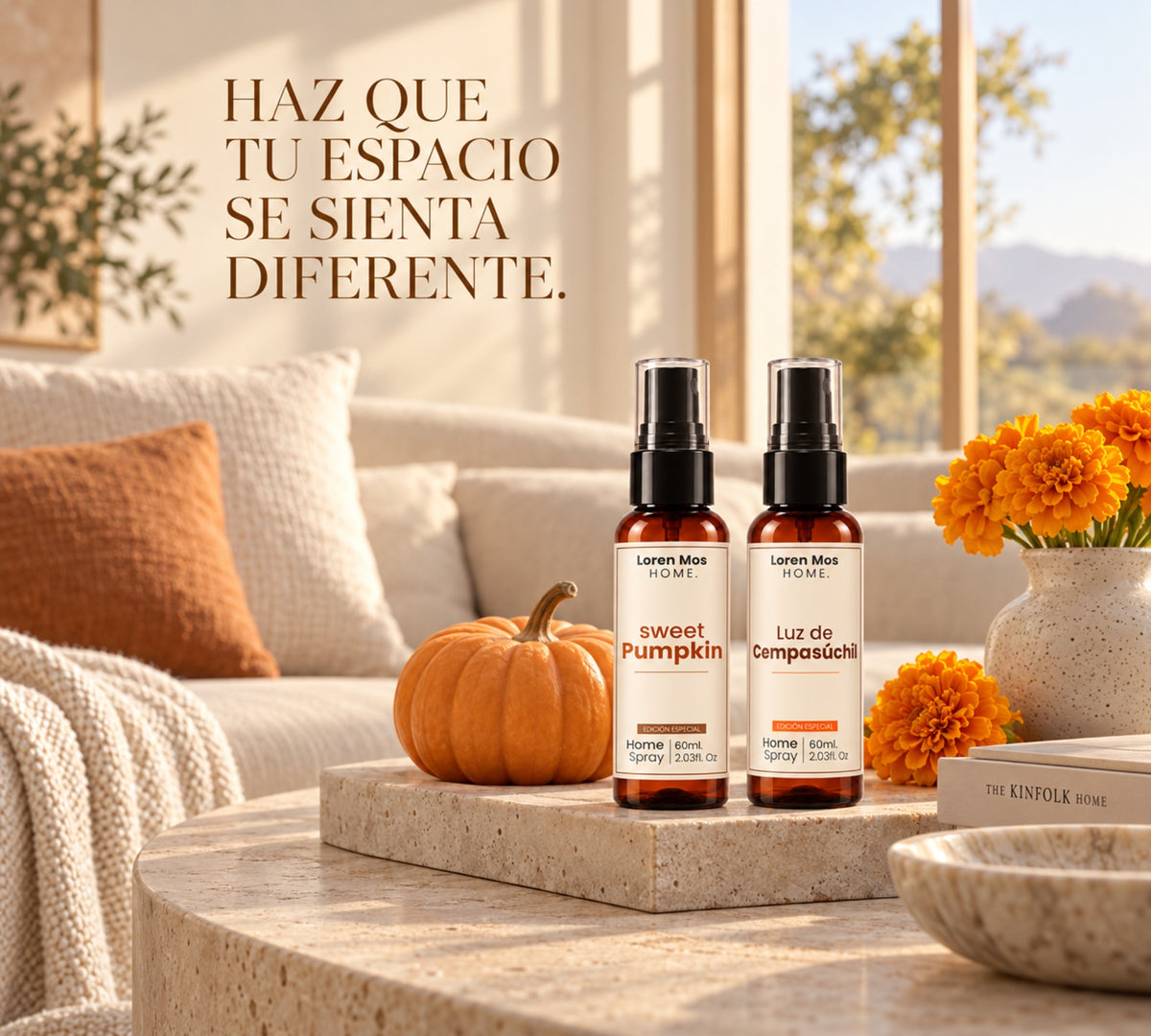 Kit Aromatizantes Pumpkin 60ml Y Cempasúchil 60 ml