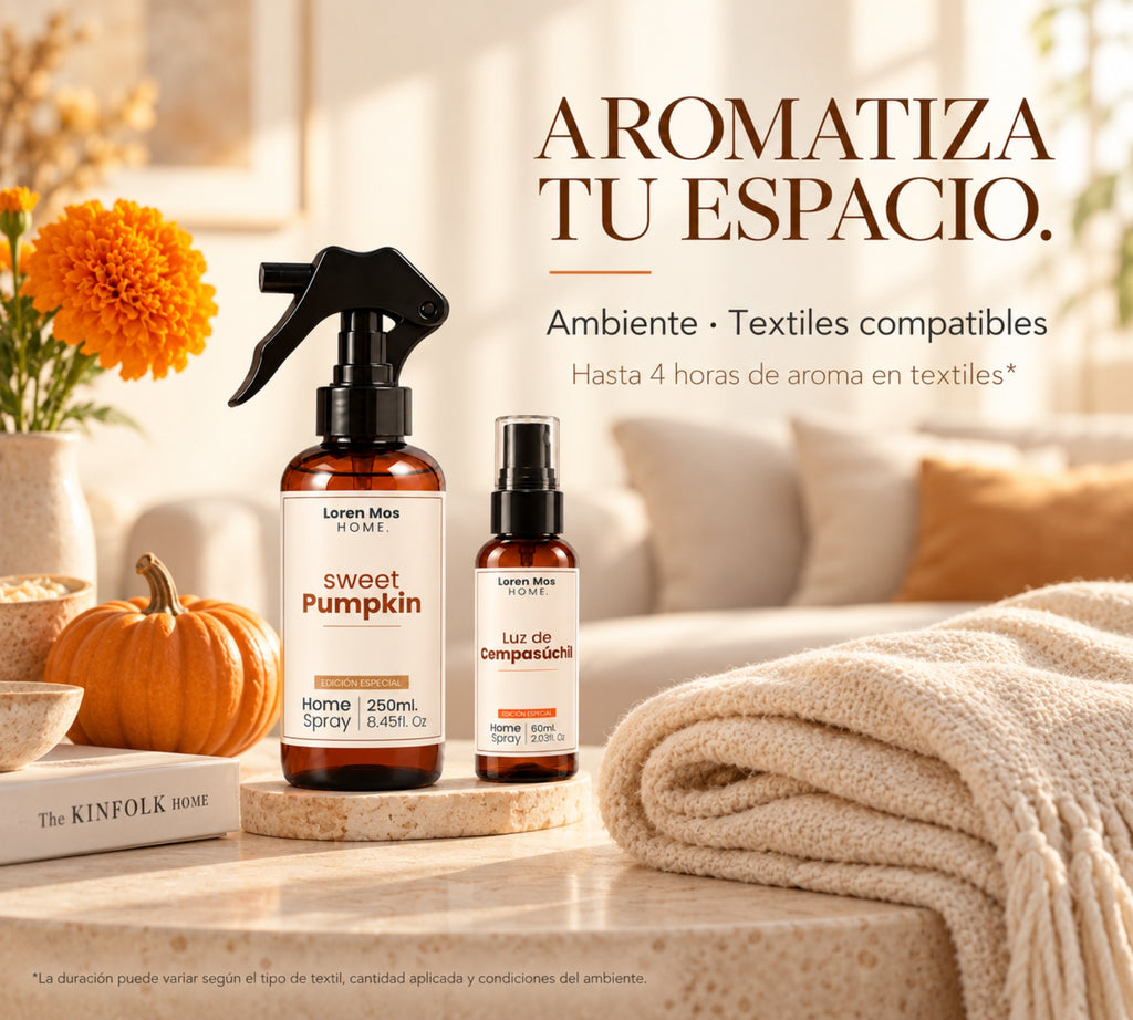 Kit Aromatizantes Sweet Pumpkin 250ml + Cempasúchil 60ml