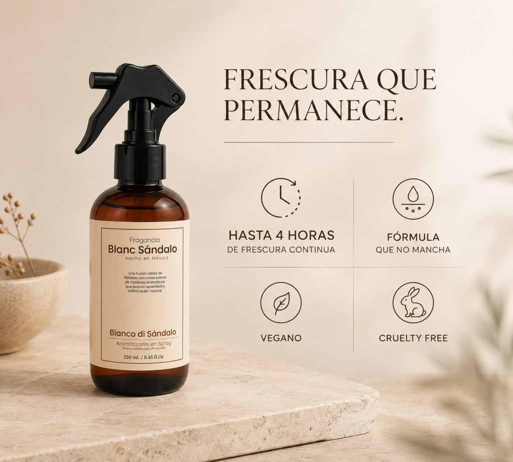 Aromatizante de Hogar en Spray: Blanc Sándalo