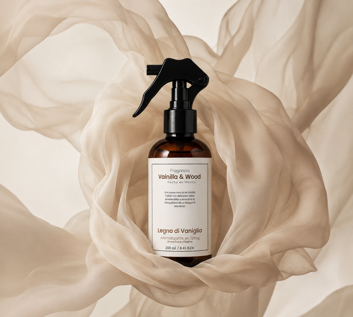 Aromatizante de Hogar en Spray: Vainilla & Wood