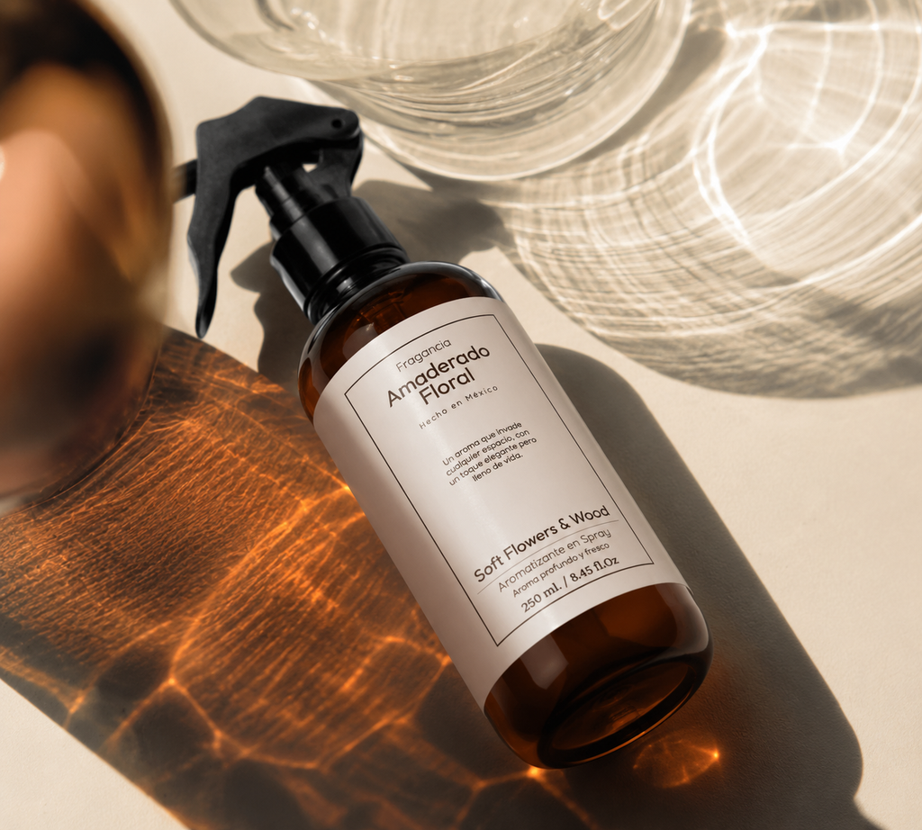 Aromatizante de Hogar en Spray: Amaderado Floral Soft Flowers & Wood 250ml.