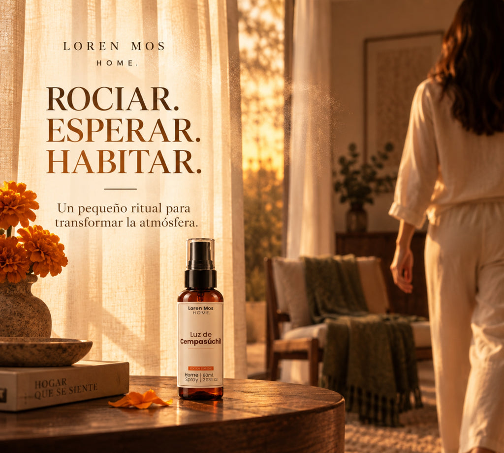 Aromatizante para Casa Luz de Cempasúchil 60 ml Edición Especial Floral | Loren Mos Home