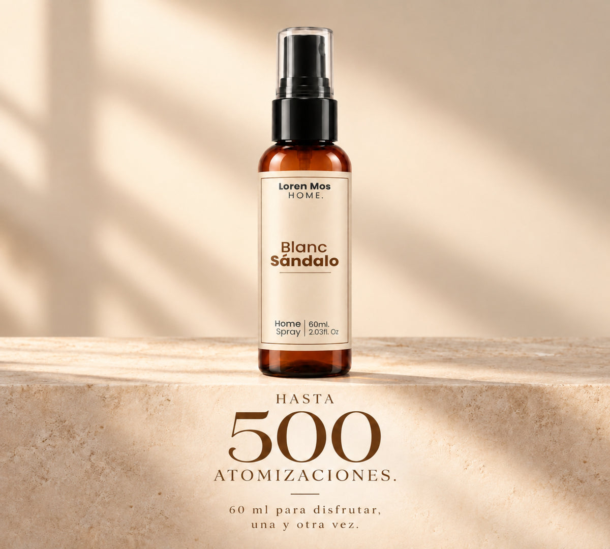 Aromatizante Ambiental 60ml Blanc Sándalo Loren Mos Home