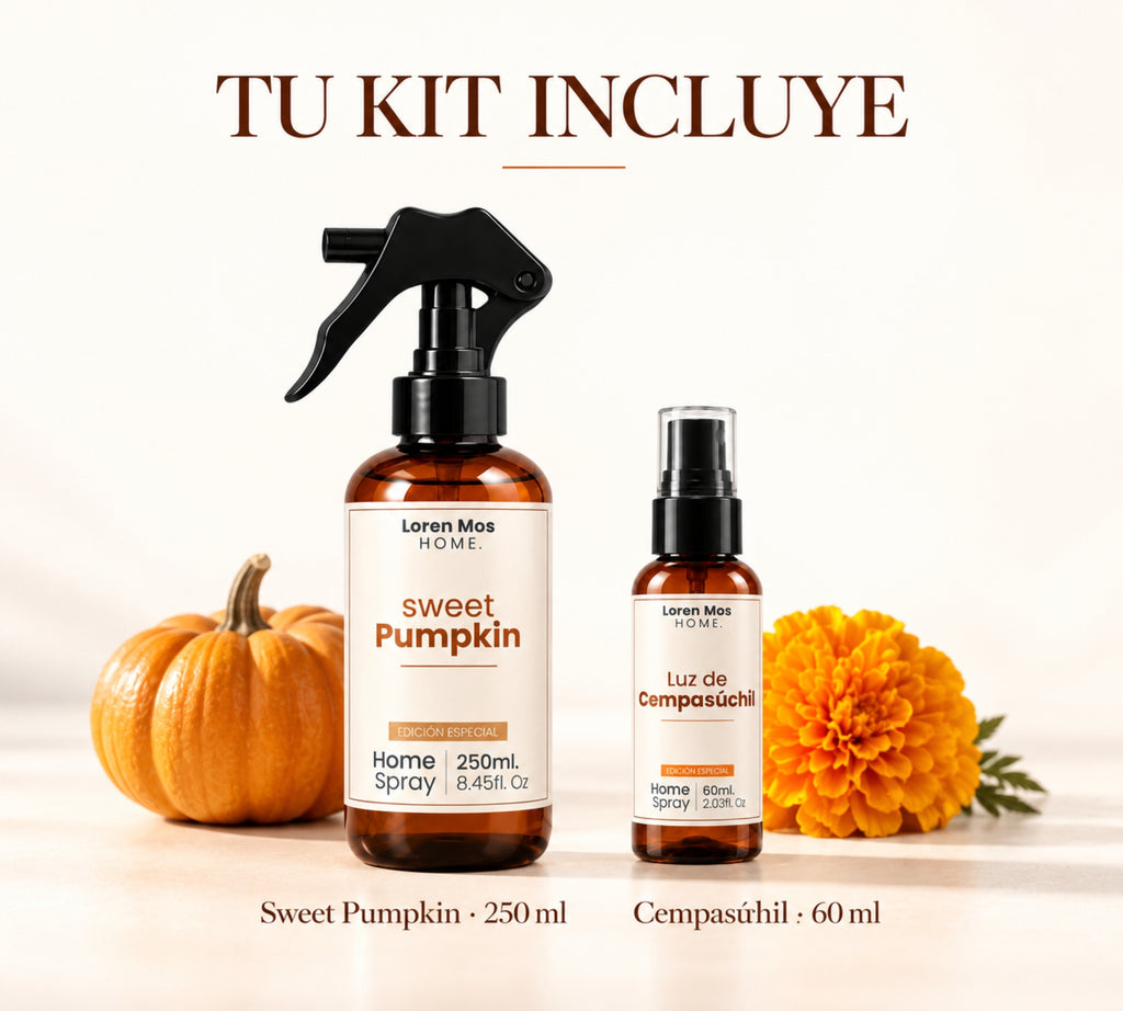 Kit Aromatizantes Sweet Pumpkin 250ml + Cempasúchil 60ml