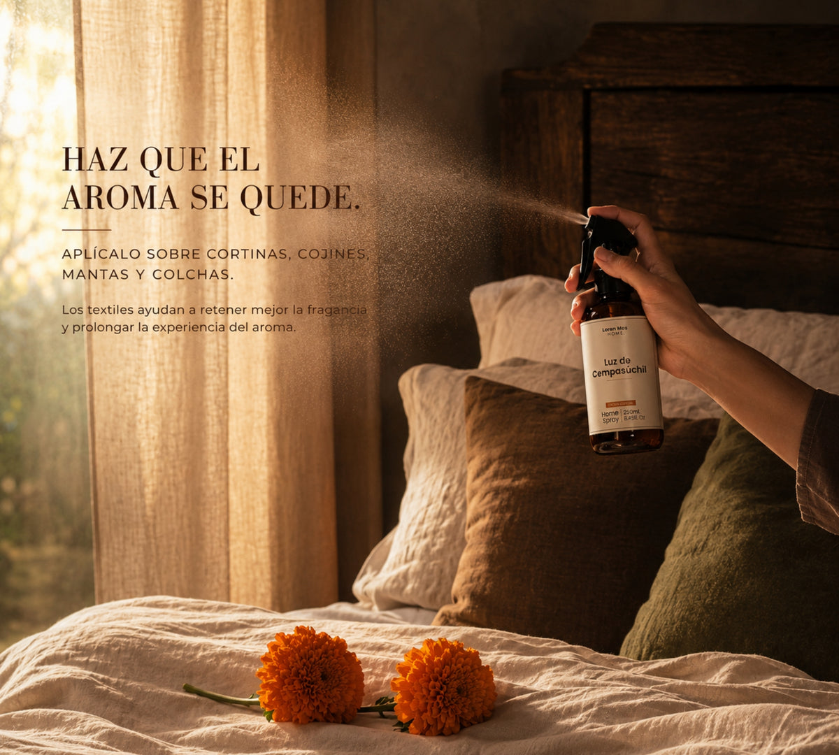 Aromatizante Luz de Cempasúchil Otoño 250ml Loren Mos Home