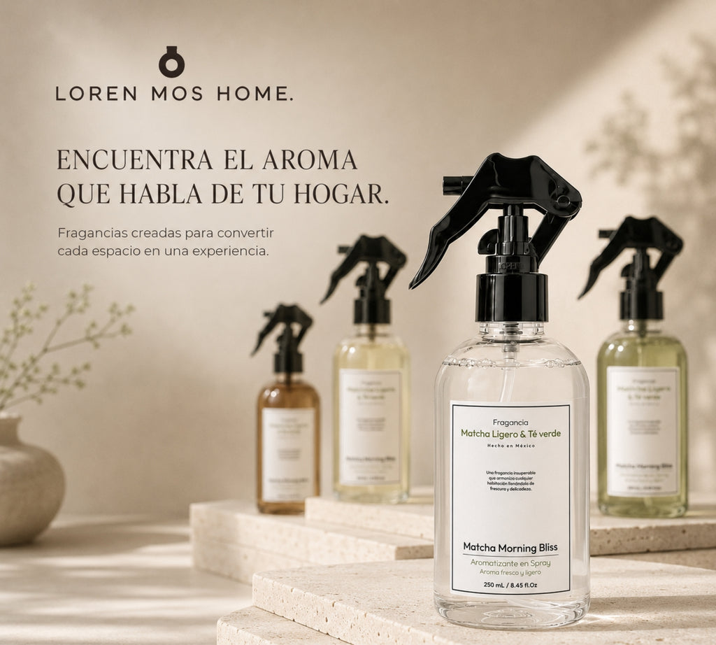 Aromatizante de Hogar en Spray: Matcha Ligero & Té Verde