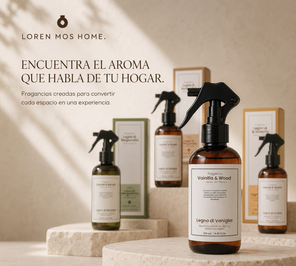 Aromatizante de Hogar en Spray: Vainilla & Wood