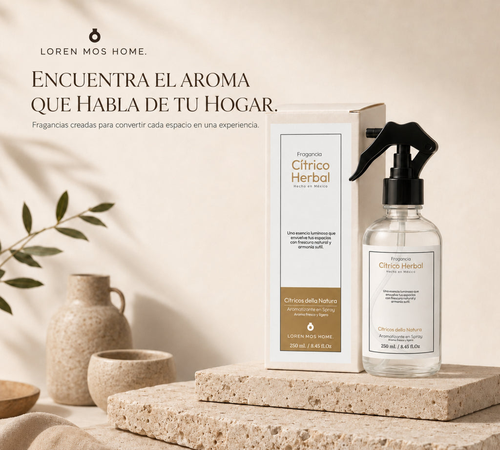 Aromatizante de Hogar en Spray: Cítrico Herbal Cítricos Della Natura 250ml.