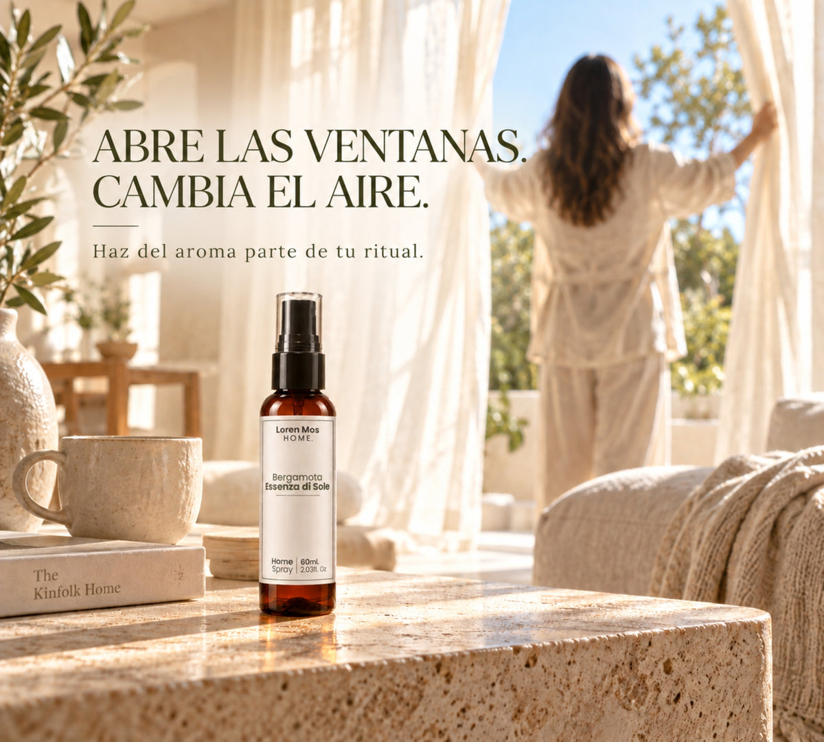 Aromatizante Bergamota Essenza Di Sole 60ml Loren Mos Home