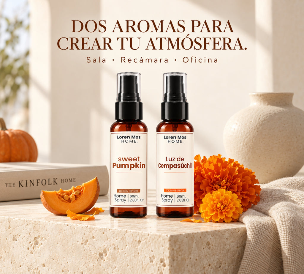 Kit Aromatizantes Pumpkin 60ml Y Cempasúchil 60 ml