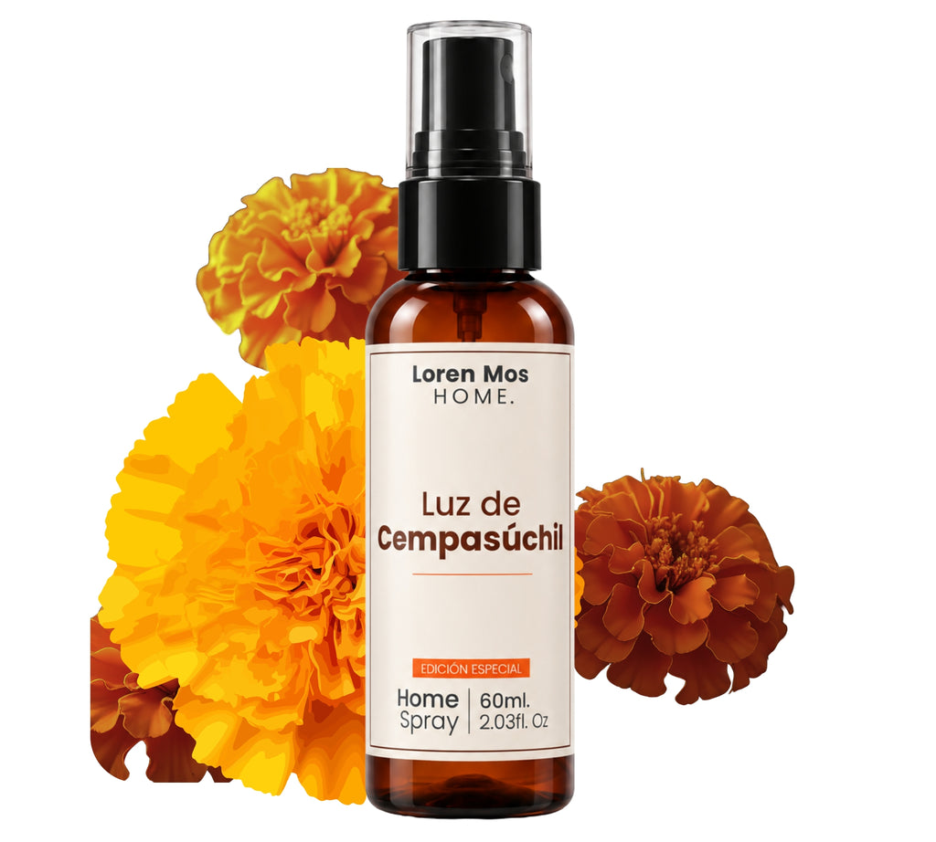 Aromatizante para Casa Luz de Cempasúchil 60 ml Edición Especial Floral | Loren Mos Home