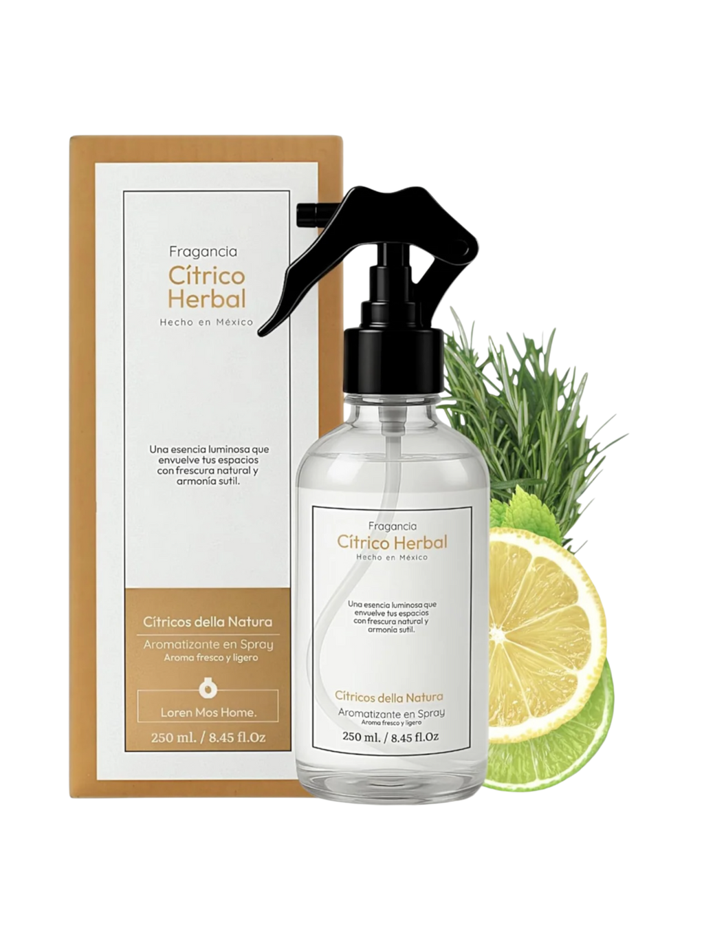 Aromatizante de Hogar en Spray: Cítrico Herbal Cítricos Della Natura 250ml.