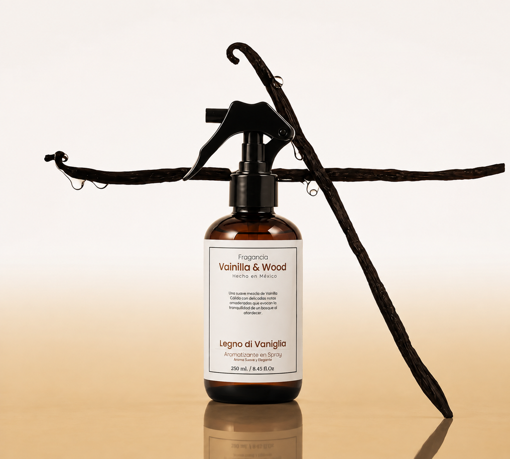 Aromatizante de Hogar en Spray: Vainilla & Wood