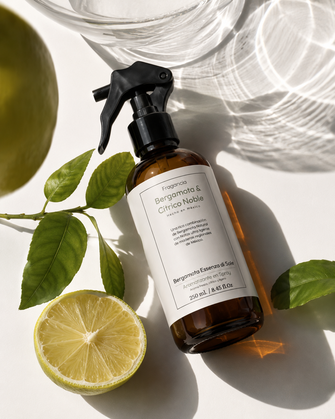 Aromatizante de Hogar en Spray: Bergamota Essenza di Sole 250ml.