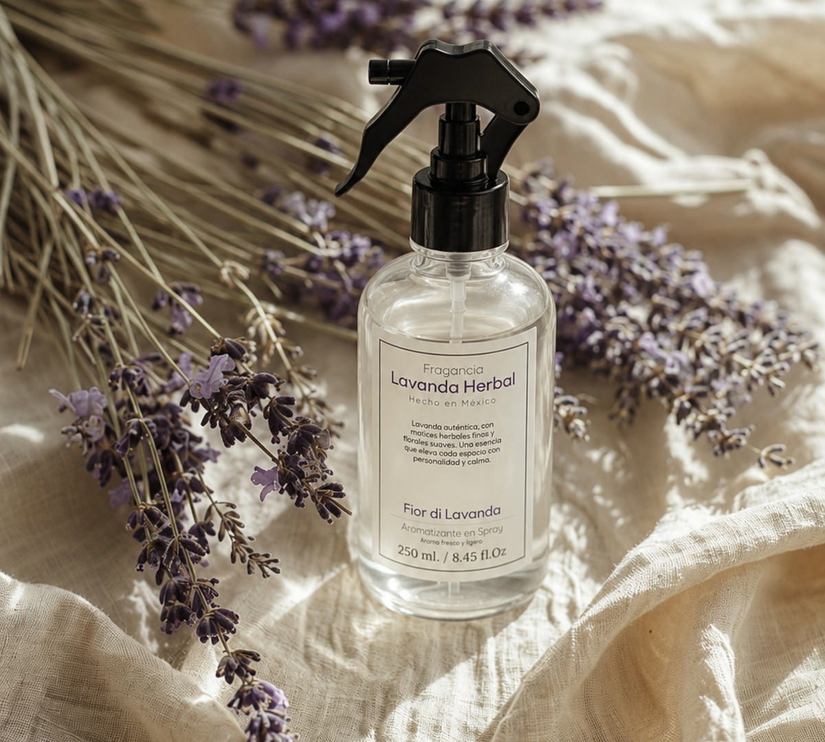 Aromatizante de Hogar en Spray: Lavanda Herbal